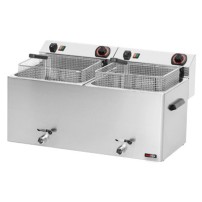 Frytownica elektryczna 11 + 11 l trójfazowa, 720x420x370, REDFOX FE - 1010 T