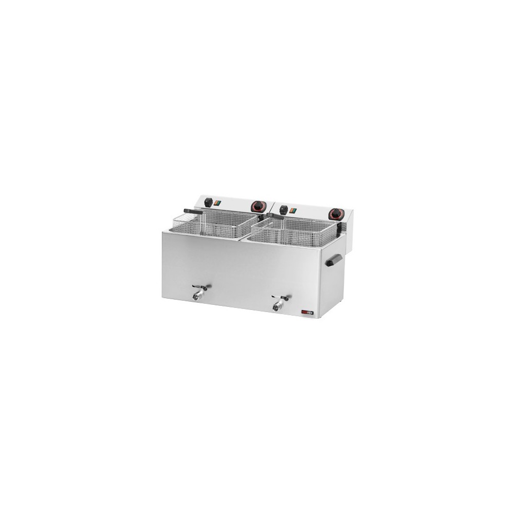 Frytownica elektryczna 11 + 11 l trójfazowa, 720x420x370, REDFOX FE - 1010 T