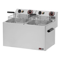 Frytownica elektryczna 8 + 8 l, 540x420x300, REDFOX FE - 77