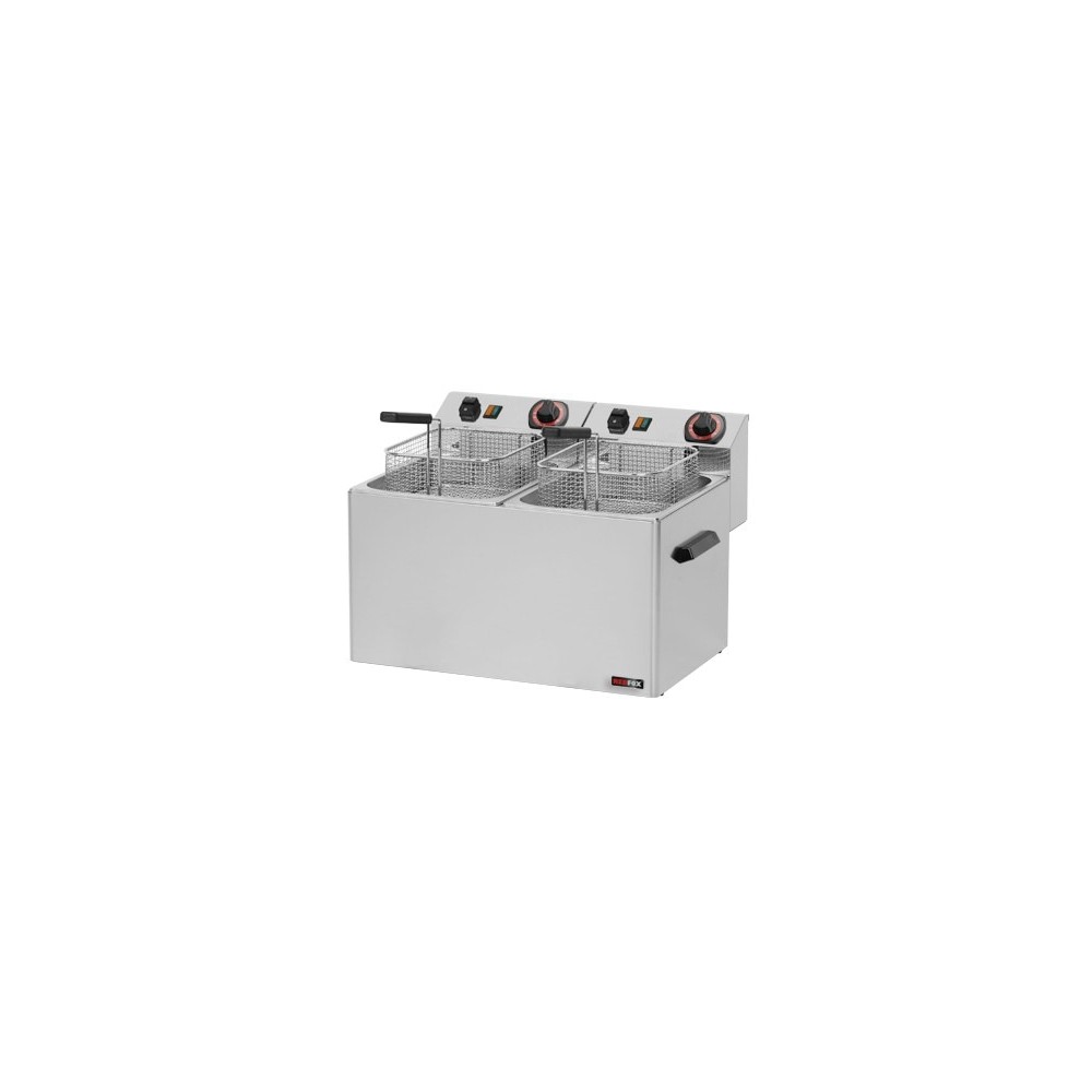 Frytownica elektryczna 8 + 8 l, 540x420x300, REDFOX FE - 77