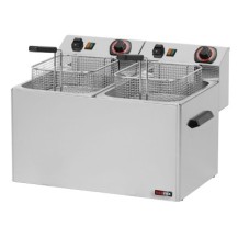 Frytownica elektryczna 8 + 8 l trójfazowa, 540x420x300, REDFOX FE - 77 T