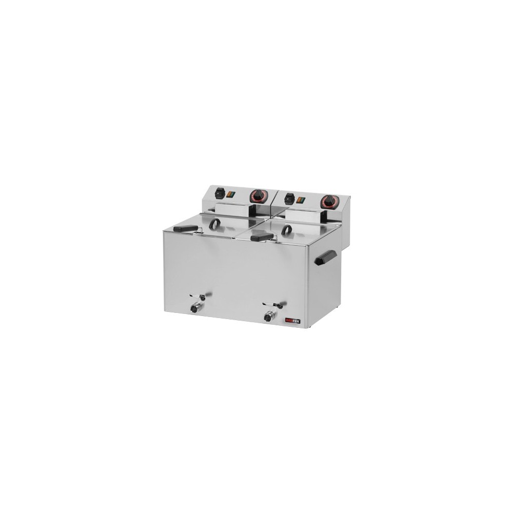 Frytownica elektryczna 8 + 8 l, 540x420x370, REDFOX FE - 77 V
