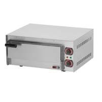 Piec do pizzy, 550x497x250, REDFOX FP 36 R