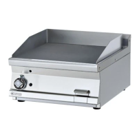 Płyta grillowa gazowa, 600x700x280, RM GASTRO FTLT - 76 GS