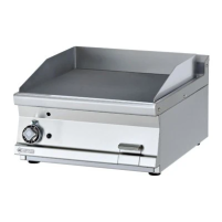 Płyta grillowa gazowa, 600x700x280, RM GASTRO FTLT - 76 GS