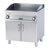 ﻿Płyta grillowa elektryczna gładka, 800x700x900, RM GASTRO FTR - 78 ET
