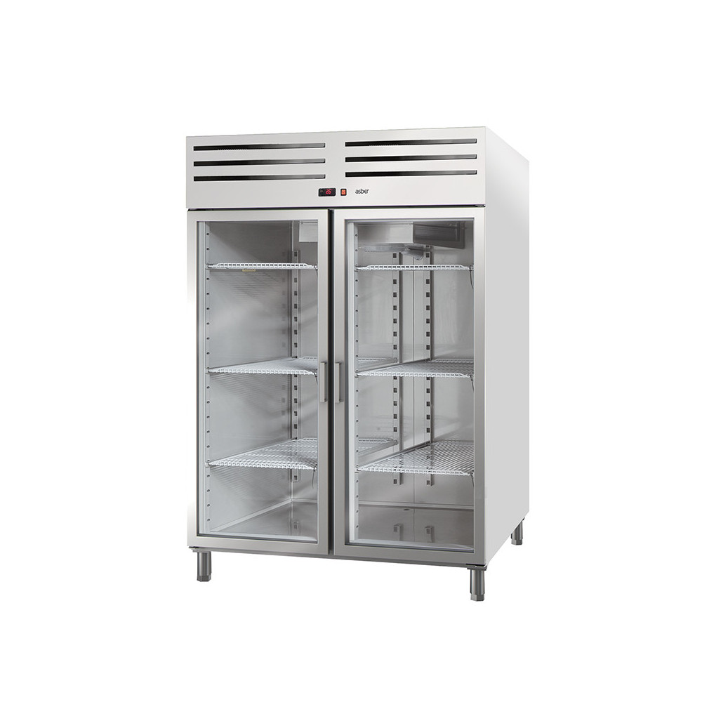 Szafa chłodnicza z drzwiami szklanymi 700 l – 1400 l GN2/1 – ASBER ECP-701 HC R GD