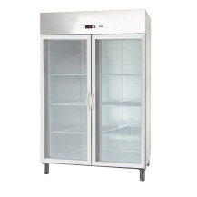 Szafa chłodnicza z drzwiami szklanymi 700 l – 1400 l GN2/1 – ASBER ECP-701 HC R GD