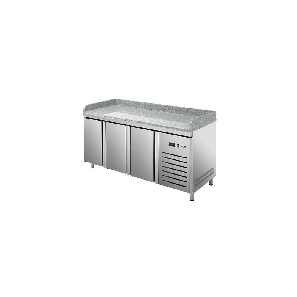Stół chłodniczy do pizzy 700 mm GN 1/1 – ASBER ETP-7-135-20 HC GR