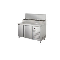 Stół zespolony do pizzy 800 mm EURONORM (400 × 600) – ASBER ETPZ-8-150 HC 90NS GN 1/4