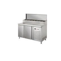 Stół zespolony do pizzy 800 mm EURONORM (400 × 600) – ASBER ETPZ-8-200 HC 90NS GN1/3