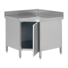 Stół roboczy narożny z drzwiami skrzydłowymi 900 × 600 mm – ASBER WMA-96 – ECO Line