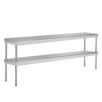 Nadstawka na stół 2-poziomowa 600 × 400 mm – ASBER TS2-64 – 304 Line