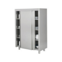 Szafa magazynowa 2-drzwiowa z drzwiami suwanymi 1200 × 600 mm – ASBER SC2-126/183SSD – 304 Line