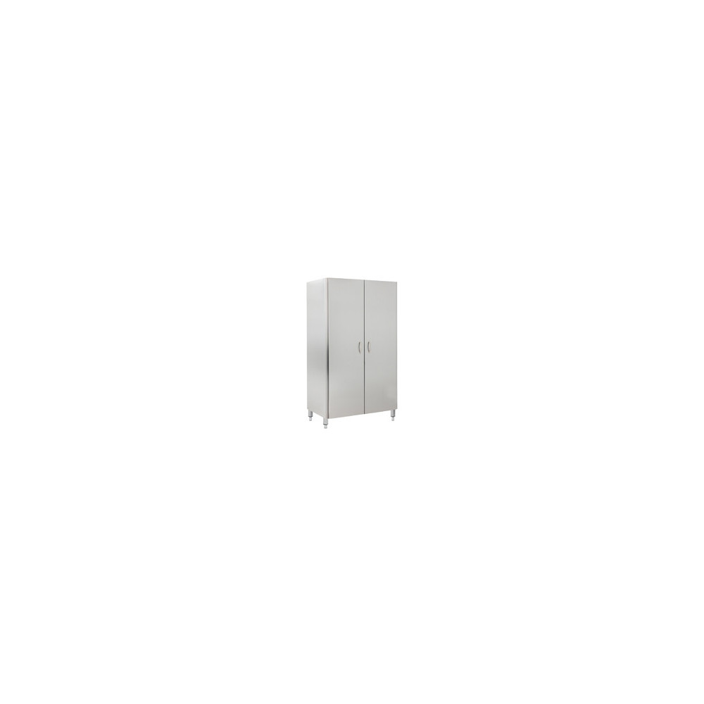 Szafa magazynowa 2-drzwiowa z drzwiami suwanymi 1200 × 700 mm – ASBER SC2-127/203SSD – 304 Line