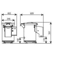 Obieraczka do czosnku | wsad 3 kg | 0,27 kW | C/E GP3 Resto Quality GP3 C/E