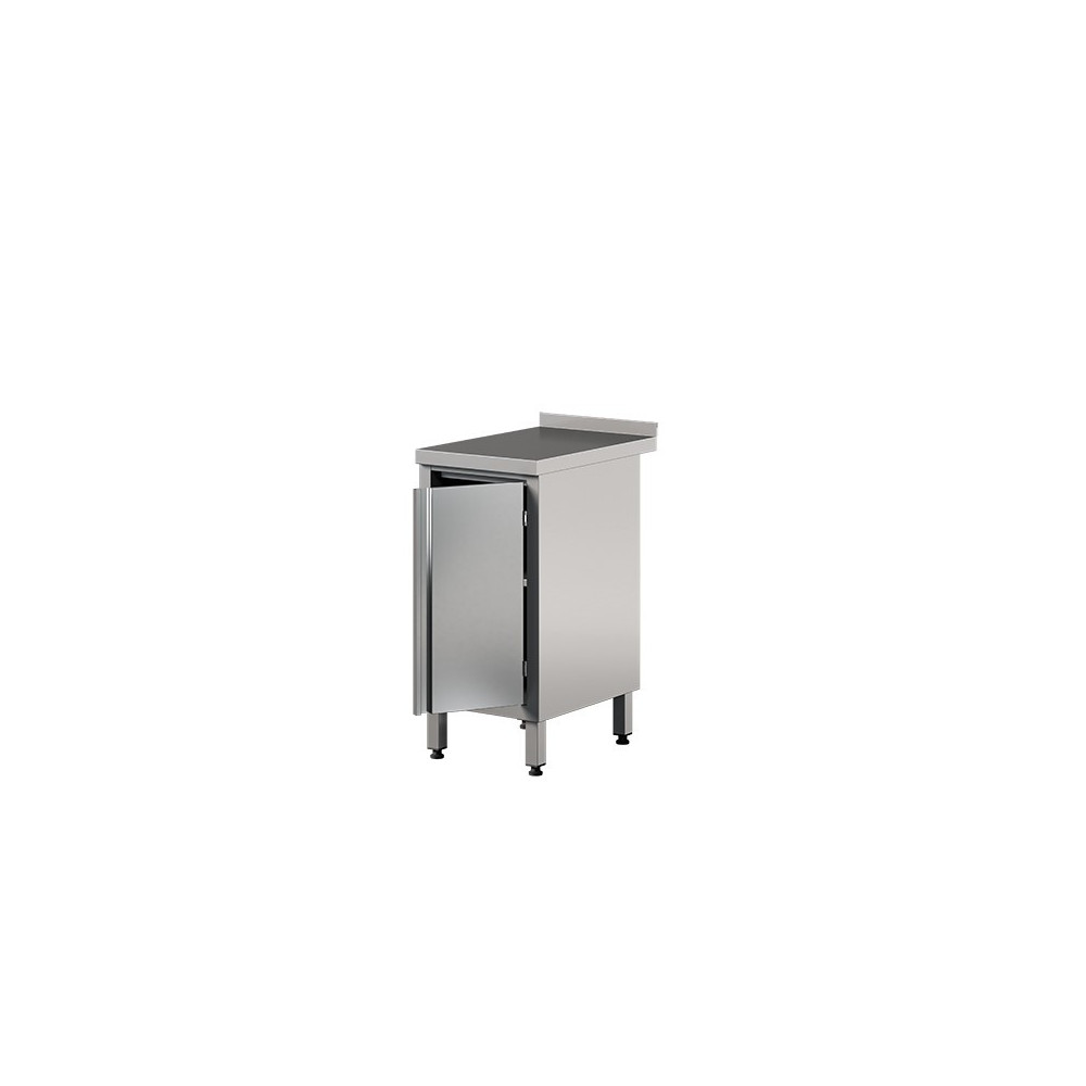 Stół roboczy z szafką z drzwiami skrzydłowymi - jednodrzwiowe 400 × 700 mm – ASBER WM-47 PL HD – ECO Line