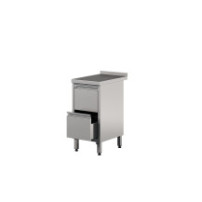 Stół roboczy z szafką i 2 szufladami 800 × 600 mm – ASBER WM-86 PL 2DR – ECO Line
