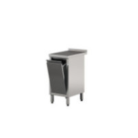 Stół roboczy z szufladą uchylną 400 × 700 mm – ASBER WM-47PL TD – 304 Line