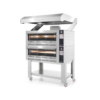 Gazowy piec do pizzy 2 komorowy, 2 x 4 x 35 cm, komora 720x720 mm, Cuppone Giorgione GR435/2D