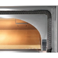 Gazowy piec do pizzy 2 komorowy, 2 x 4 x 35 cm, komora 720x720 mm, Cuppone Giorgione GR435/2D
