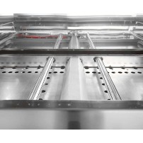 Gazowy piec do pizzy 2 komorowy, 2 x 4 x 35 cm, komora 720x720 mm, Cuppone Giorgione GR435/2D