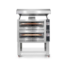 Gazowy piec do pizzy 2 komorowy, 2 x 6 x 35 cm, komora 1080x720 mm, Cuppone Giorgione GR635L/2D