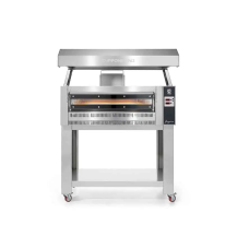 Gazowy piec do pizzy 1 komorowy, 9 x 35 cm, możliwość piętrowania, komora 1080x1080 mm, Cuppone Giorgione GR935/1D