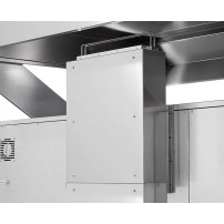 Gazowy piec do pizzy 2 komorowy, 2 x 9 x 35 cm, komora 1080x1080 mm, Cuppone Giorgione GR935/2D