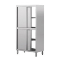 Szafa magazynowa przelotowa z drzwiami suwanymi 1100 × 700 mm – ASBER SC8-117/182SSD – 304 Line