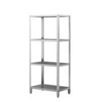 Regał skręcany z półkami perforowanymi 800 × 600 mm – ASBER SSDP-860 – 304 Line