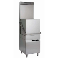 Zmywarka kapturowa z odzyskiem energii i zmiękczaczem wody, 60 koszy/h z koszem 500x500 mm Kastel HK 850E ES S