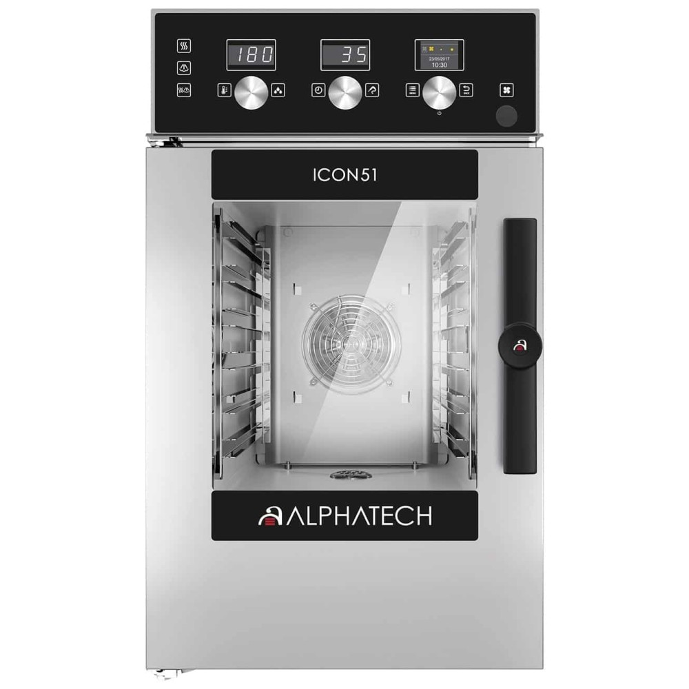 Piec konwekcyjno-parowy ICCT061E | 6x GN 1/1 | ICON51 Alphatech by Lainox  | sterowanie elektroniczne