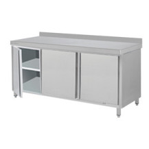 Stół roboczy z szafką z drzwiami skrzydłowymi– trzydrzwiowe 1200 × 600 mm – ASBER WM-126 PL 3HD – ECO Line