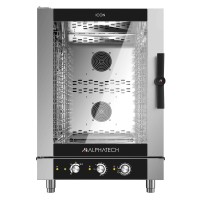 Piec konwekcyjno-parowy ICEM101E | 10x GN 1/1 | 10x 600x400 | Alphatech by Lainox  | sterowanie manualne