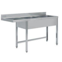 Stół do zmywarki podblatowej 2200 × 700 mm – ASBER STWD-227/2 PL L – 304 Line