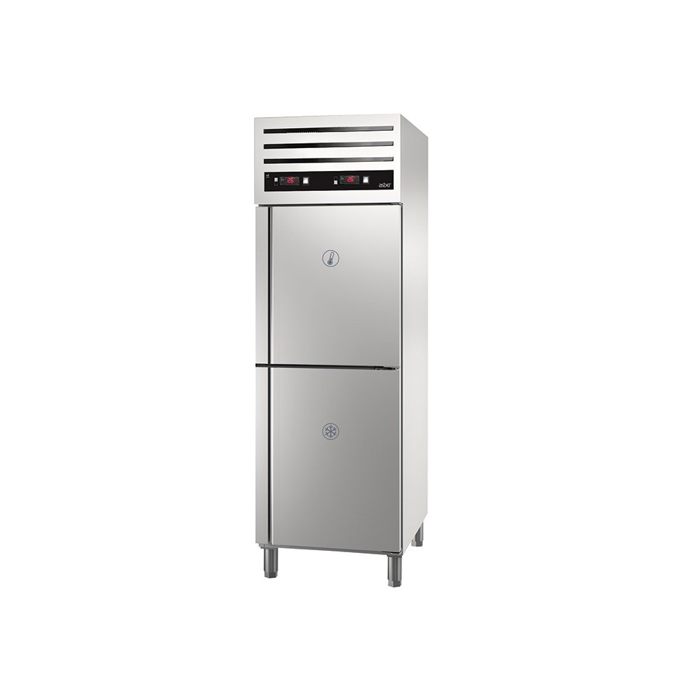Szafa dwutemperaturowa chłodniczo-mroźnicza 700 l GN 2/1 – ASBER GCPMZ-702 HC R