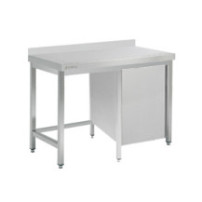 Stół roboczy z drzwiami skrzydłowymi 2400 × 600 mm – ASBER WT-246 PL HD – ECO Line