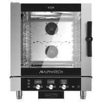 Piec konwekcyjno-parowy ICET071E | automatyczny system myjący | 7x GN 1/1 | 7x 600x400 | Alphatech by Lainox  | sterowanie elekt