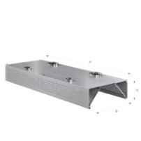 Okap przyścienny indukcyjno-kompensacyjny 3200 × 1400 mm – ASBER WEHIC-3214/2 – 304 Line
