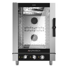 Piec konwekcyjno-parowy gazowy ICGM101E | 10x GN 1/1 | 10x 600x400 | Alphatech by Lainox  | sterowanie manualne