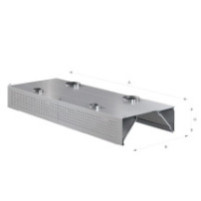 Okap przyścienny kompensacyjny 3900 × 1100 mm – ASBER WEHC-3911/2 – 304 Line