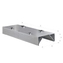 Okap przyścienny kompensacyjny 3100 × 1200 mm – ASBER WEHC-3112/2 – 304 Line