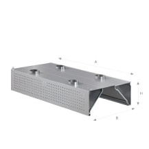 Okap przyścienny indukcyjno-kompensacyjny 1600 × 1200 mm – ASBER WEHIC-1612/1 – ECO Line