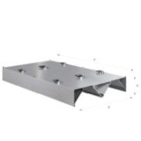 Okap centralny indukcyjny 4000 × 1800 mm – ASBER CEHI-4018/2 – ECO Line