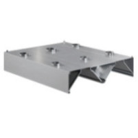 Okap centralny indukcyjny 3500 × 2400 mm – ASBER CEHI-3524/2 – 304 Line