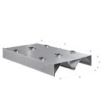 Okap centralny indukcyjno-kompensacyjny 2100 × 2000 mm – ASBER CEHIC-2120/2 – ECO Line