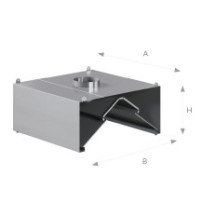Okap kondensacyjny 1000 × 700 mm – ASBER KEH-1007/1 – ECO Line