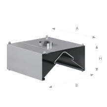 Okap kondensacyjny 1900 × 800 mm – ASBER KEH-1908/1 – ECO Line
