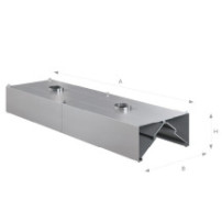 Okap kondensacyjny 3200 × 1200 mm – ASBER KEH-3212/2 – ECO Line